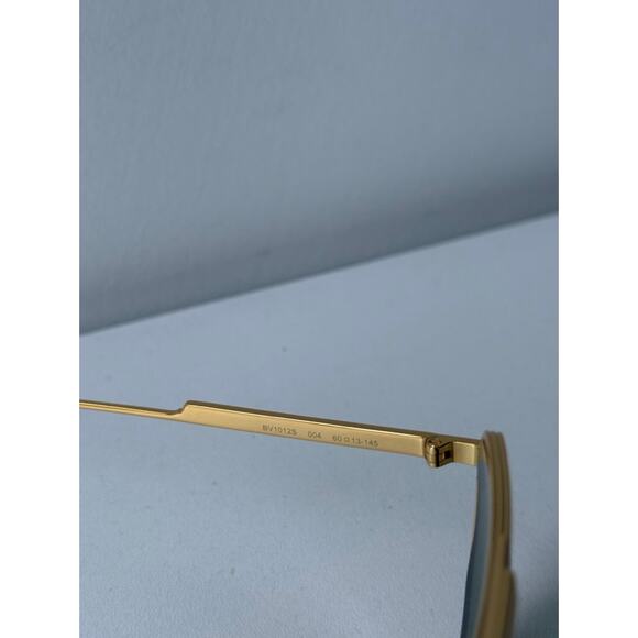 NEW Bottega Veneta BV1012S Minimalist Green Lens Aviator